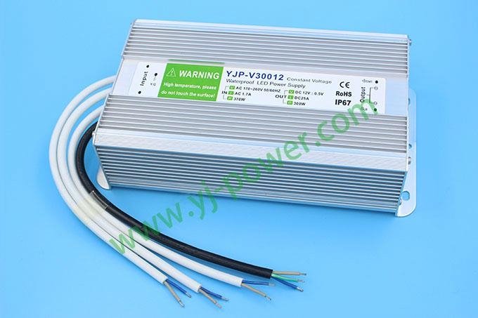 Led waterproof switching power supply 12v 300w 4