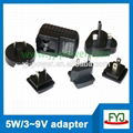 Interchangeable plug usb charger 5v 7v 9v 12v 1