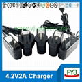 Li-ion battery charger 4.2v 8.4v 12.6v