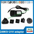 30v 21v 19v 15v 5v 7v 9v 12v ac dc switching interchangeable plug power supply w