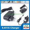 rechargeable battery charger 8.4v 4.2v