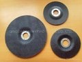 Glassfibre backing plate for flap disc