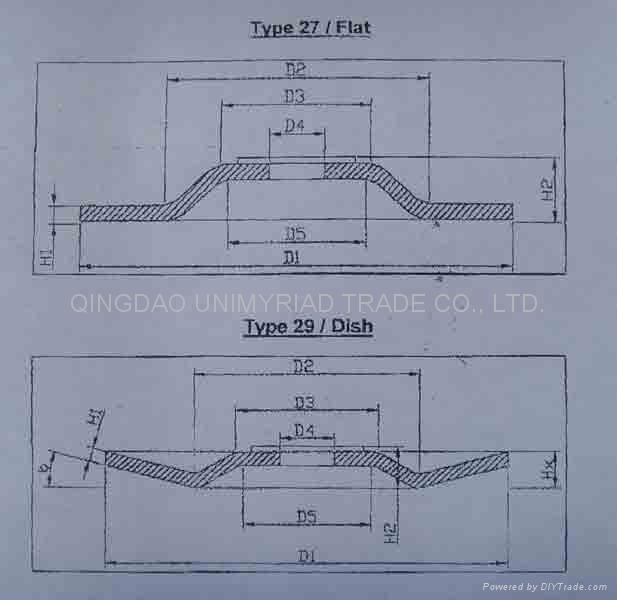 Glassfibre backing plate for flap disc 4