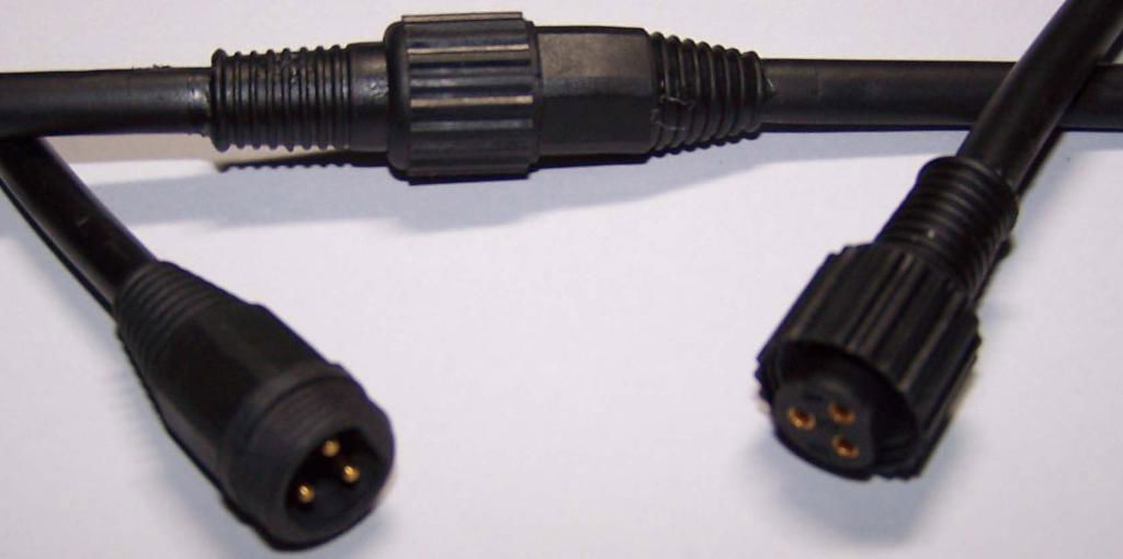 Plastic water-proof connectors