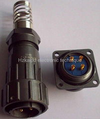 FQ24型大电流防水插头,面板式插座