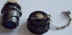 FQ14-ZYMC circular receptacle with cap