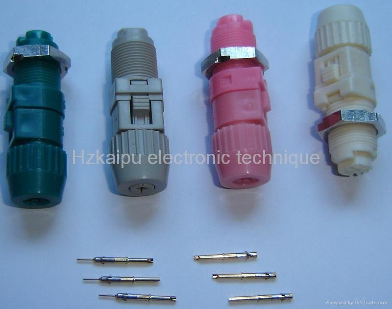 D series circular plastic connectors