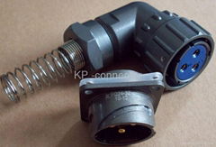 FQ24-2 angle circular connectors,water proof connectors