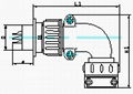 P 型通用型圓形電連接器,航空插頭 3