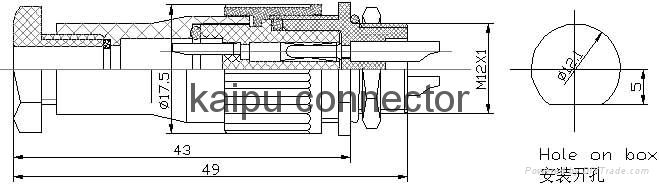 FS2 series plastic water-proof connectors 2