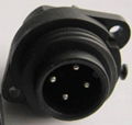 KP32 type circular water proof male receptacle