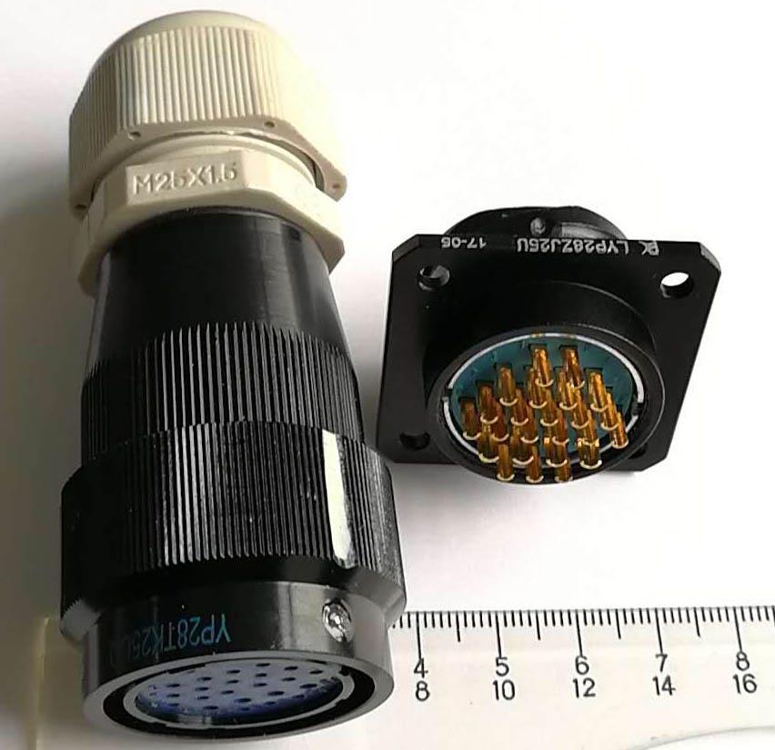 LYP28系列防水圆形电连接器,航空插头座 4