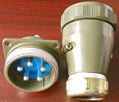 防雨型YD系列圆形电连接器,航空插头