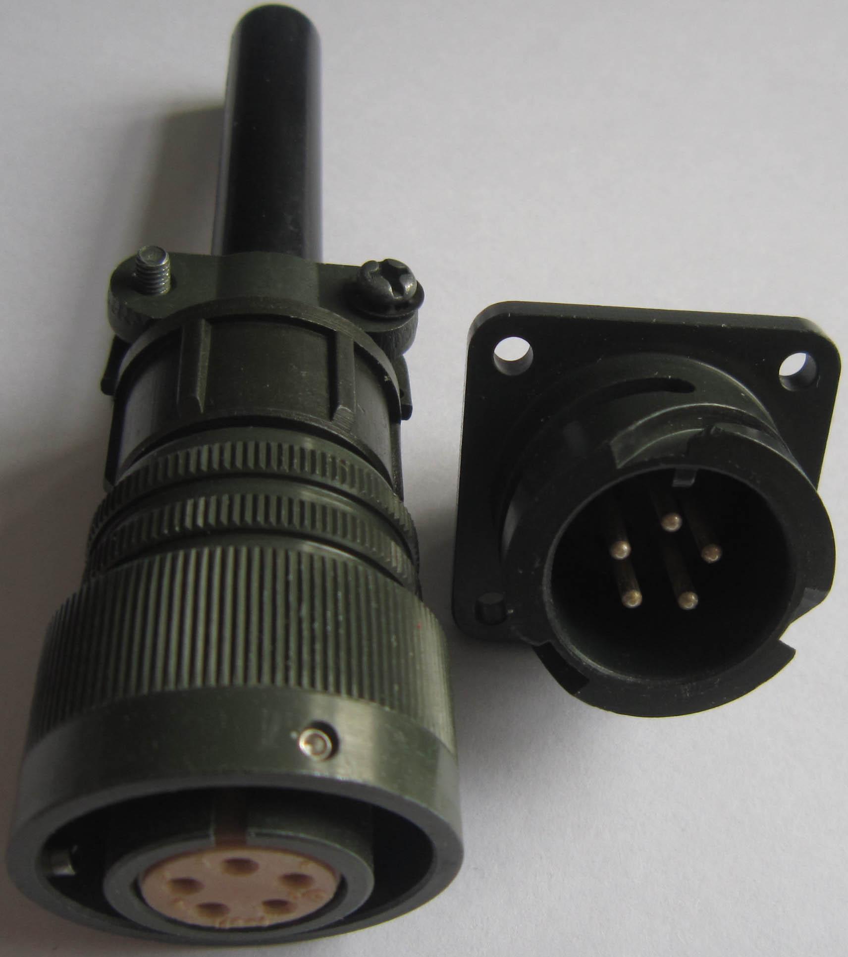 卡口插拔电连接器,航空插头 3