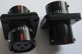 Thru bulkhead receptacle connectors meet MIL-26482 3