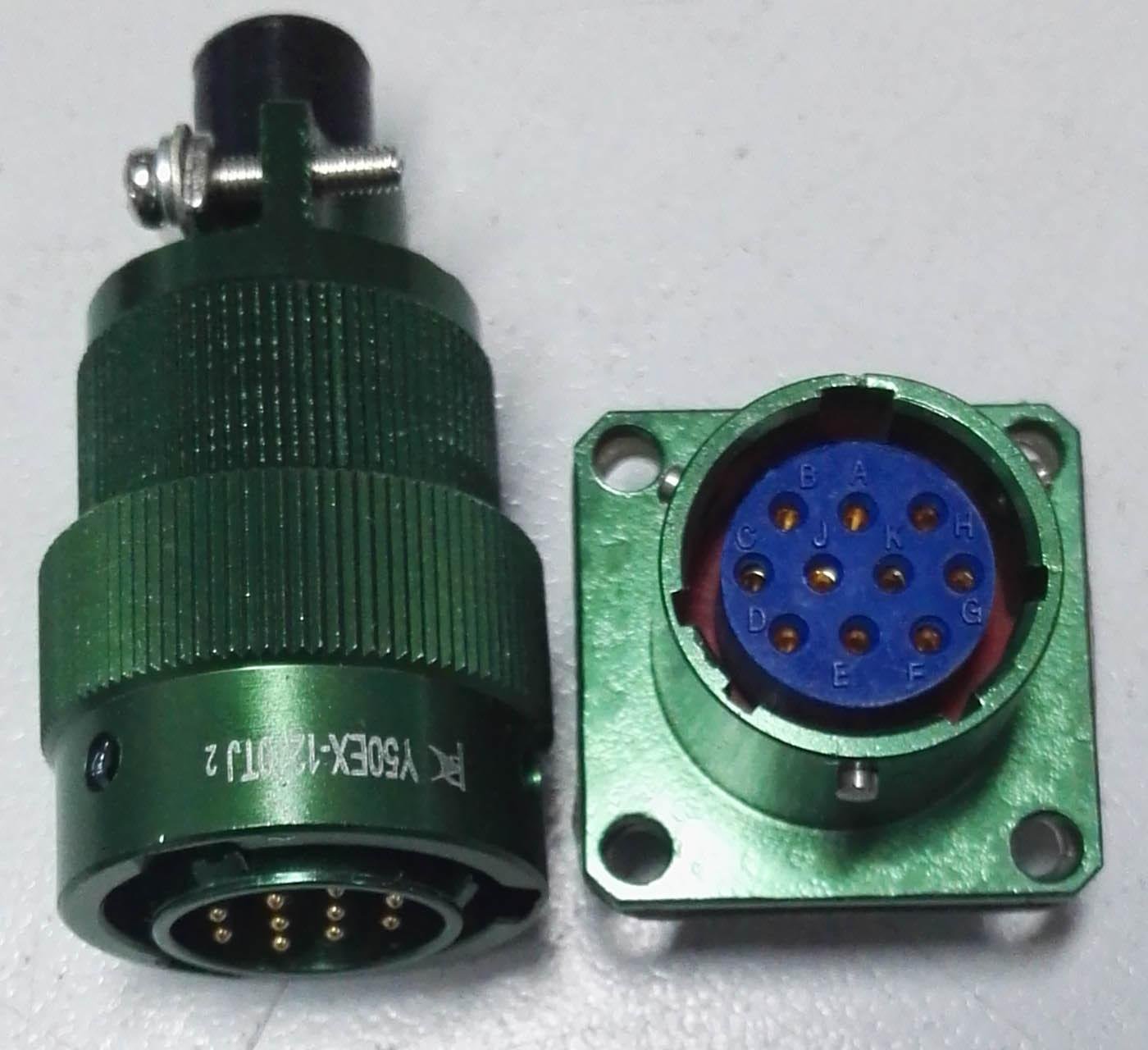 Circular connectors as MIL-C-26482 series 4