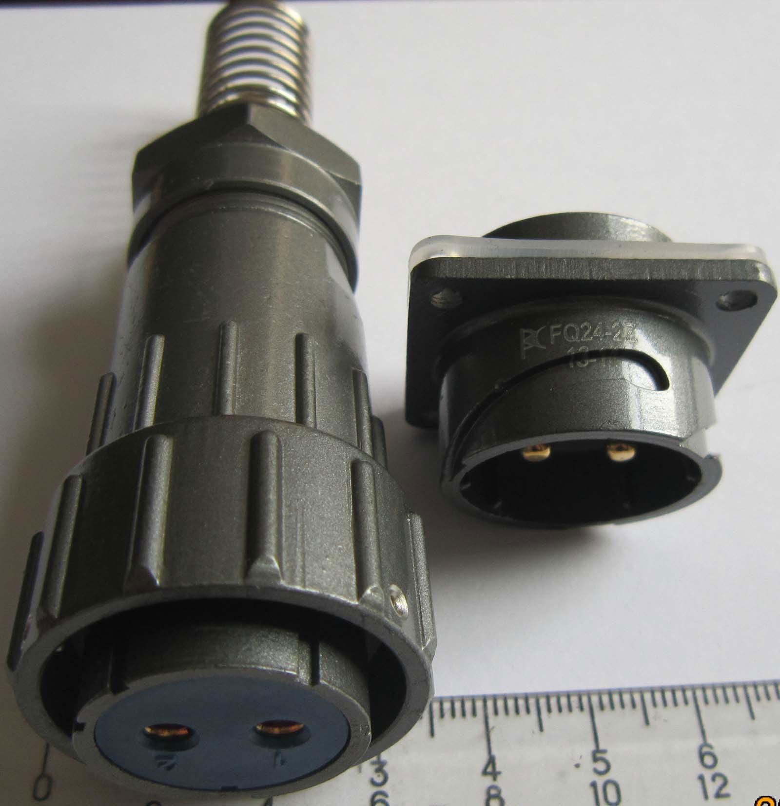 FQ24 series power  water proof connectors 3