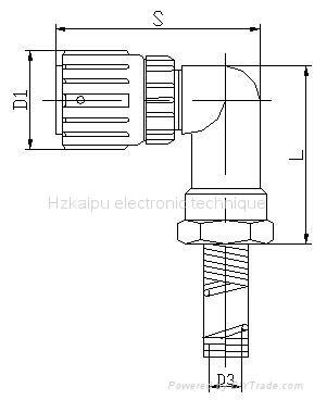 Water tight series circular connectors FQ14 3