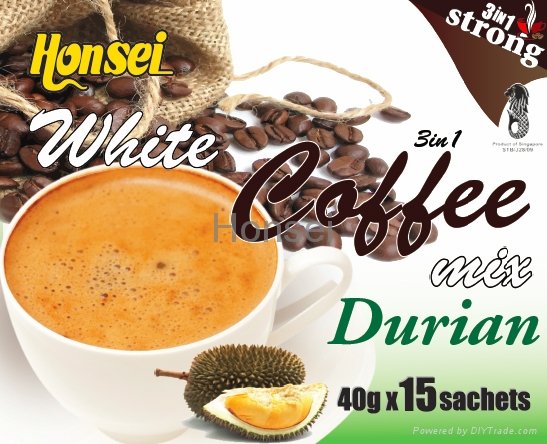 Durian White Coffee Strong 4