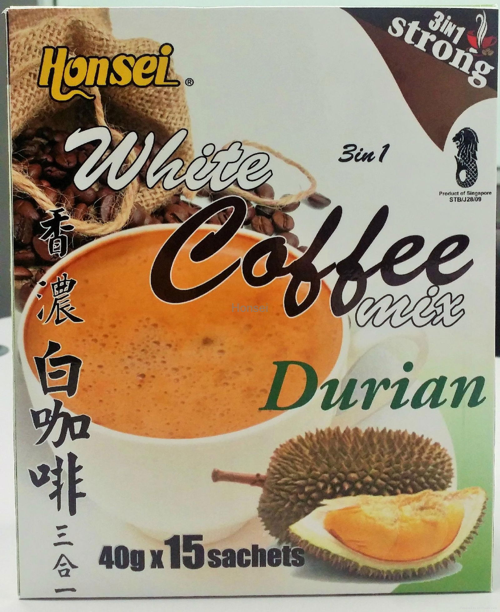 Durian White Coffee Strong 5