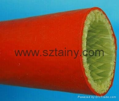 Fiberglass braided sleeving coated with silicone resin 3