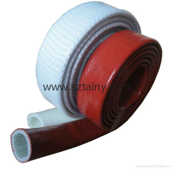Fiberglass braided sleeving coated with silicone resin 4