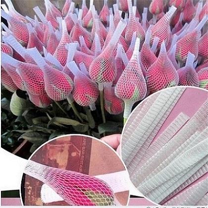 White PE Extruded Rose protection Bud Net