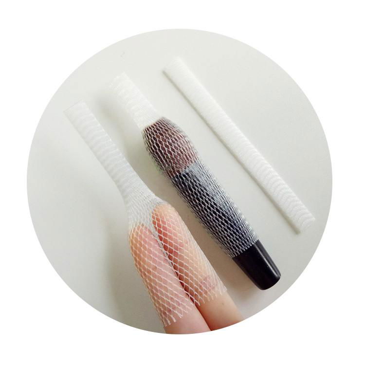 Protective Makeup Brush Mesh Packaging Sleeves PE Plastic Net Cover 5