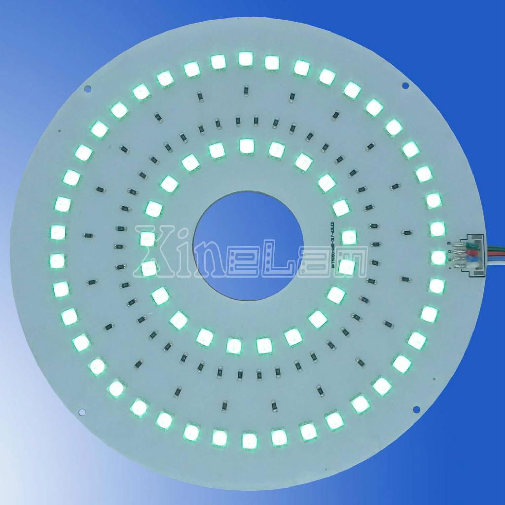 DC12V Round rgb LED Panle Light D170mm 15w 4