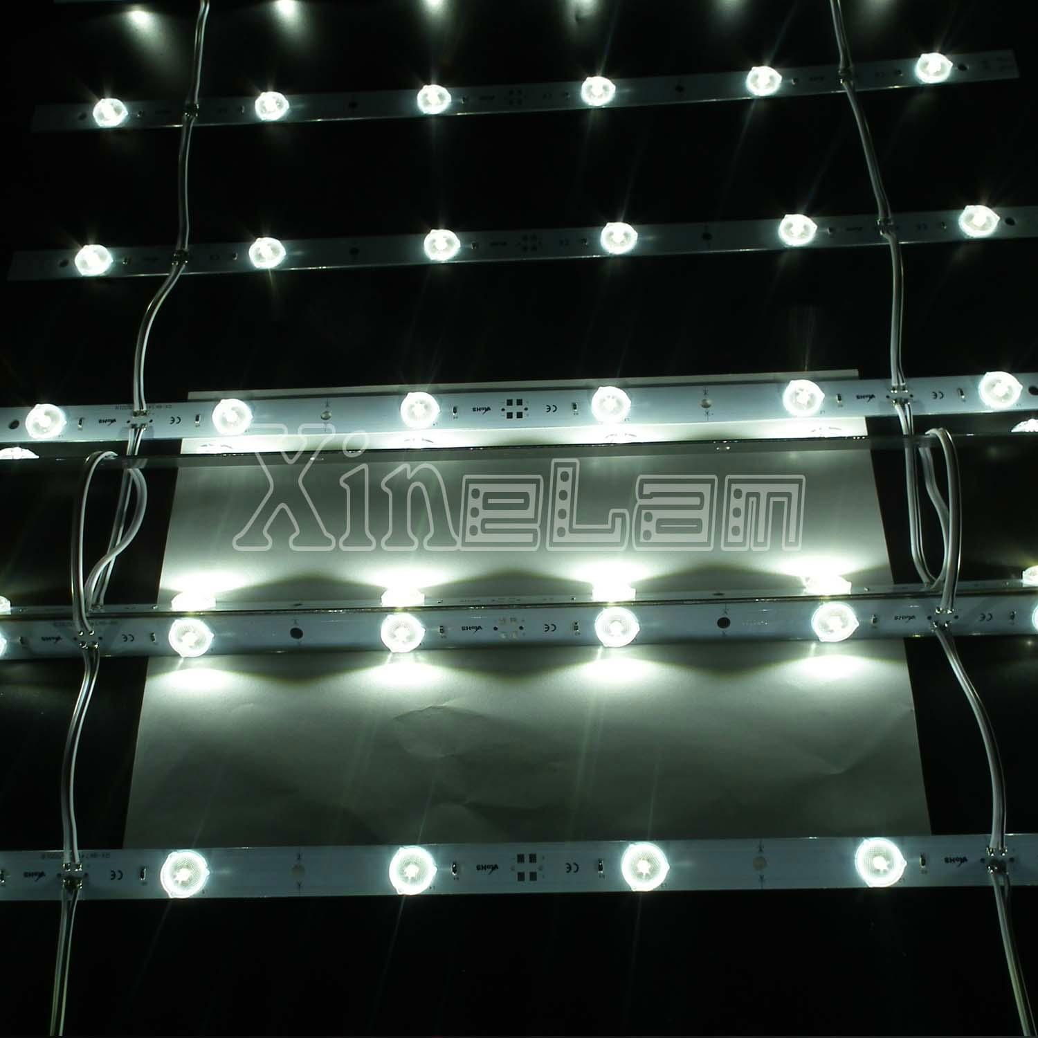 SMD2835 DC24V rigid pcb LED light bar with lens  4