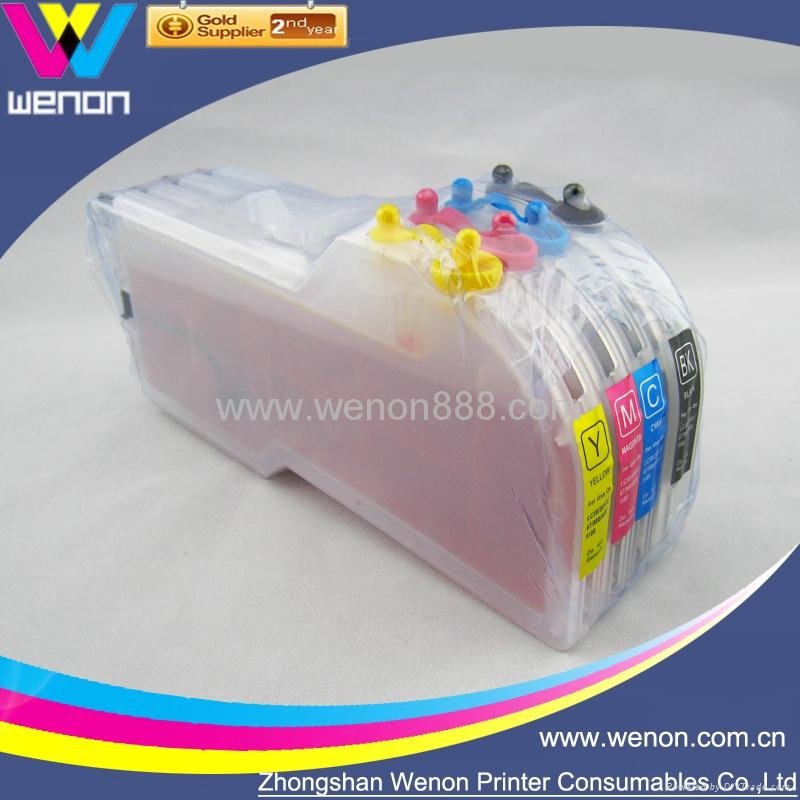 Long Refillable Cartridge for Brother LC61 Refillable Ink Cartridge 2