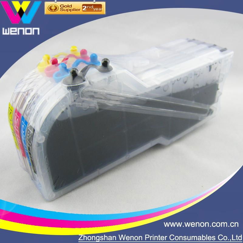 Refillable Cartridge for Brother LC38 LC39 4 Color Ink Cartridge