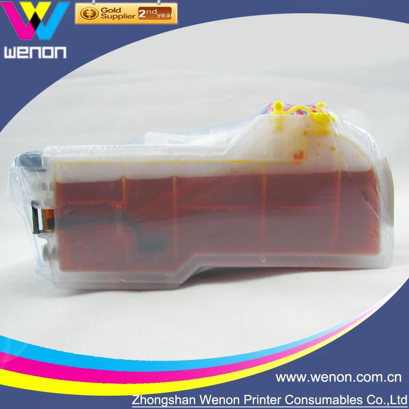 Refillable Cartridge for Brother LC38 LC39 4 Color Ink Cartridge 5