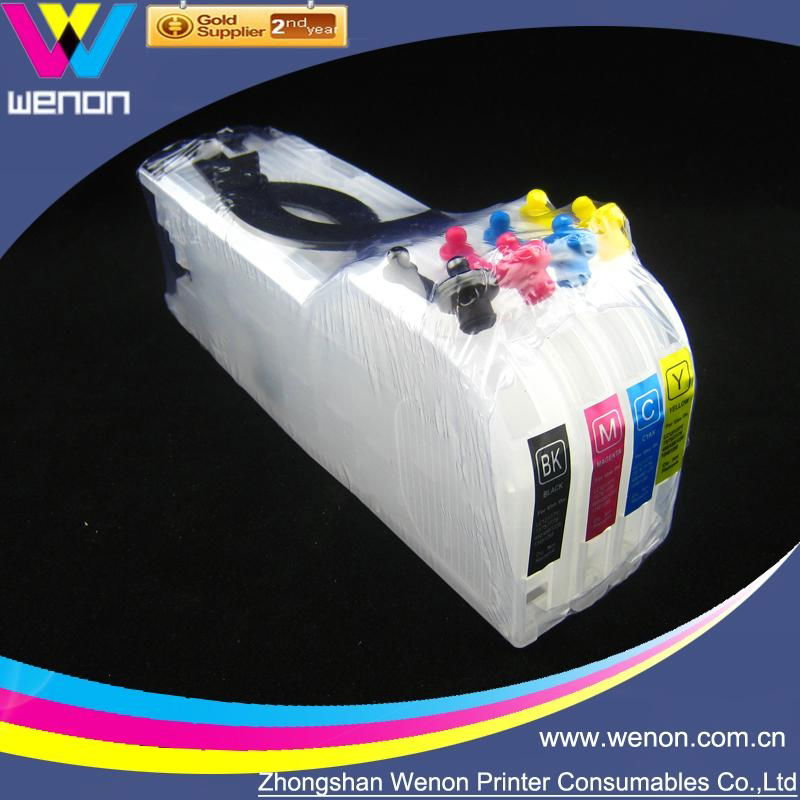 Empty Refillable Cartridge for Brother LC12 LC17 4 Color Ink Cartridge