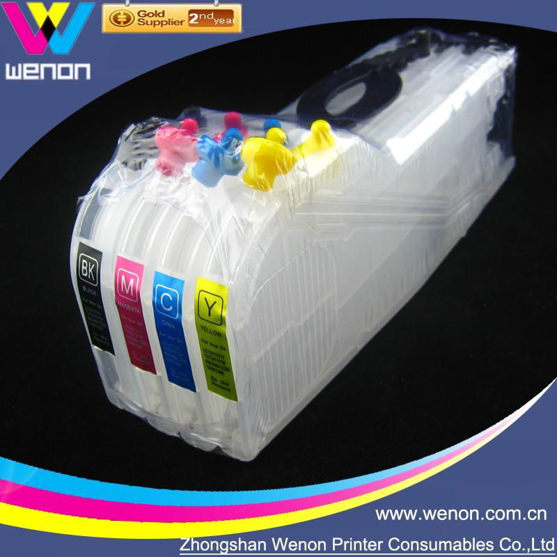 Empty Refillable Cartridge for Brother LC12 LC17 4 Color Ink Cartridge 2