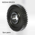 Splined spur gear