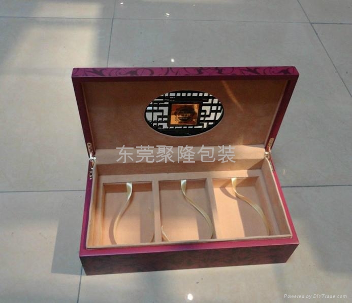 東莞高檔木盒噴漆茶葉盒 5