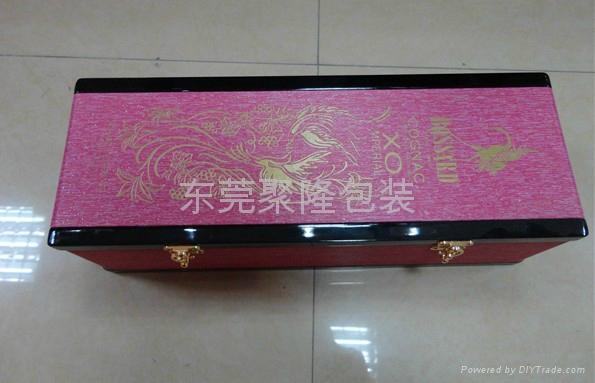 東莞高檔木盒三支裝酒盒 5
