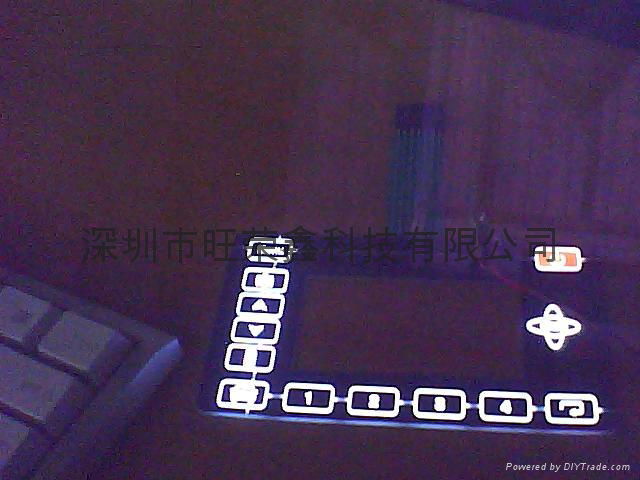 EL luminescence Membrane switch 4