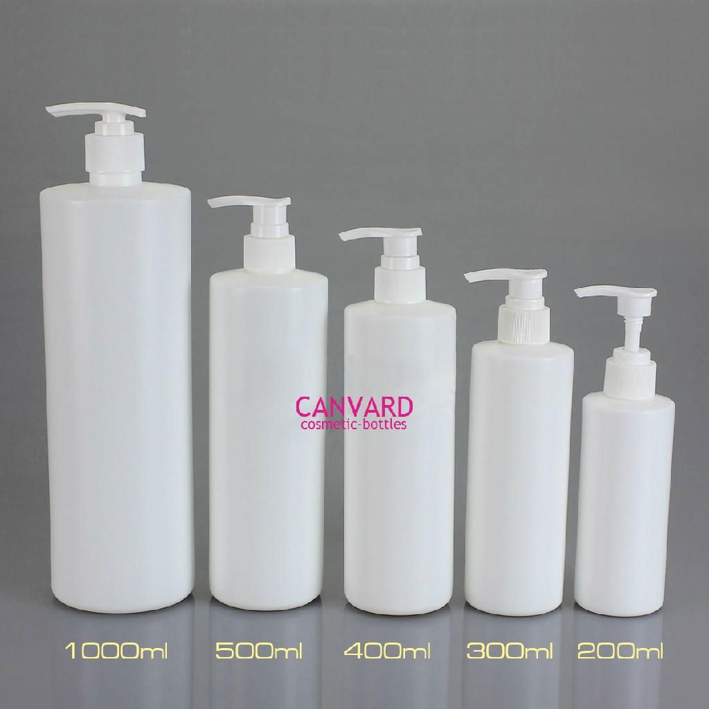 JH-SE-132-round white plastic pump bottle