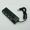 usb2.0 4 port HUB with switch 1