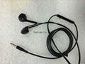 3.5mm low cost earphone for iphone with mic and volume control