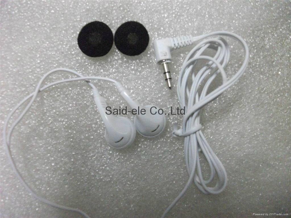 Cheap disposable earbud headphone for School Library  DE-02 3