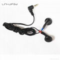 AVID-JS-75 black earbuds/Disposable earphone & headphone 