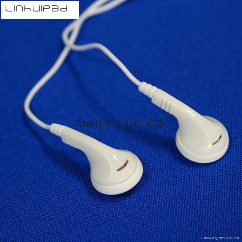 Cheap disposable earbud headphone for School Library  DE-02 5