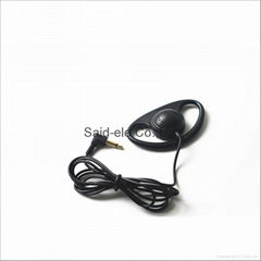 Hook mono earbud single side earphone for tour guide system