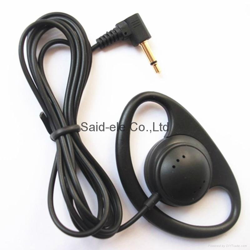 Hook mono earbud single side earphone for tour guide system 3