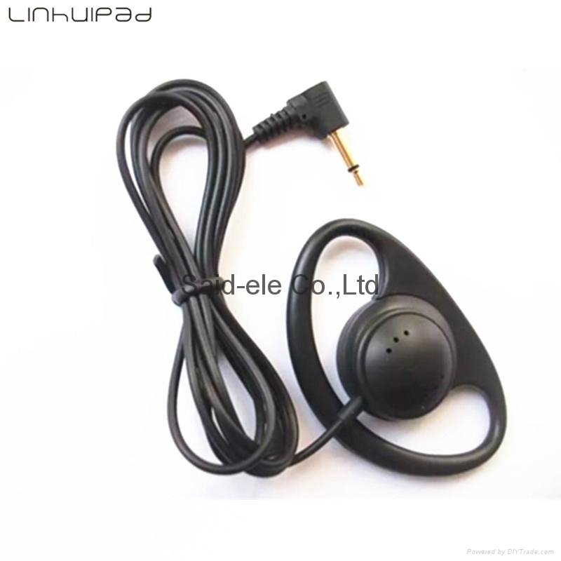 Hook mono earbud single side earphone for tour guide system 4