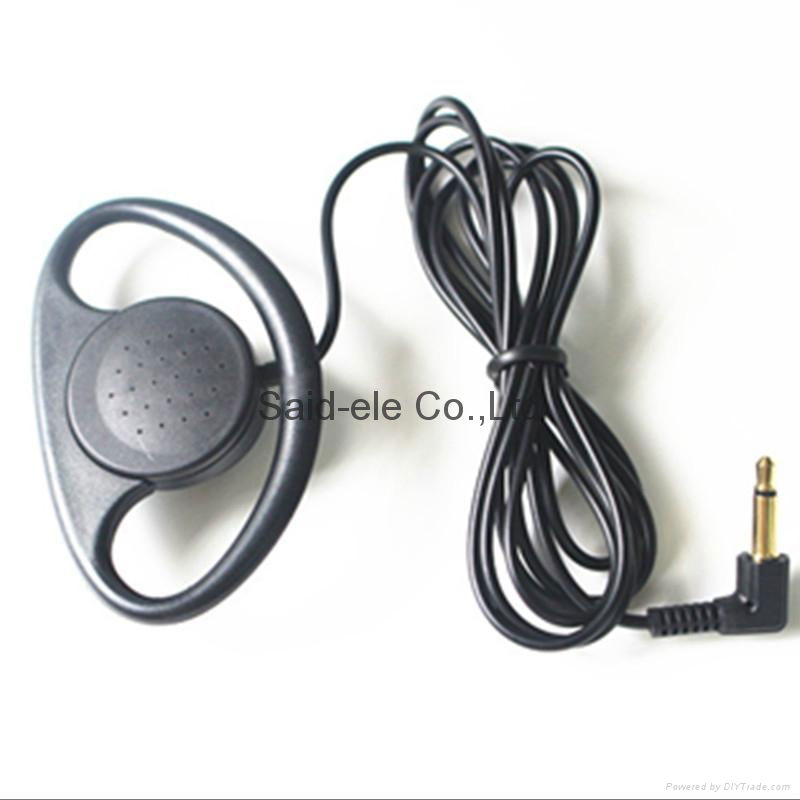 Hook mono earbud single side earphone for tour guide system 5