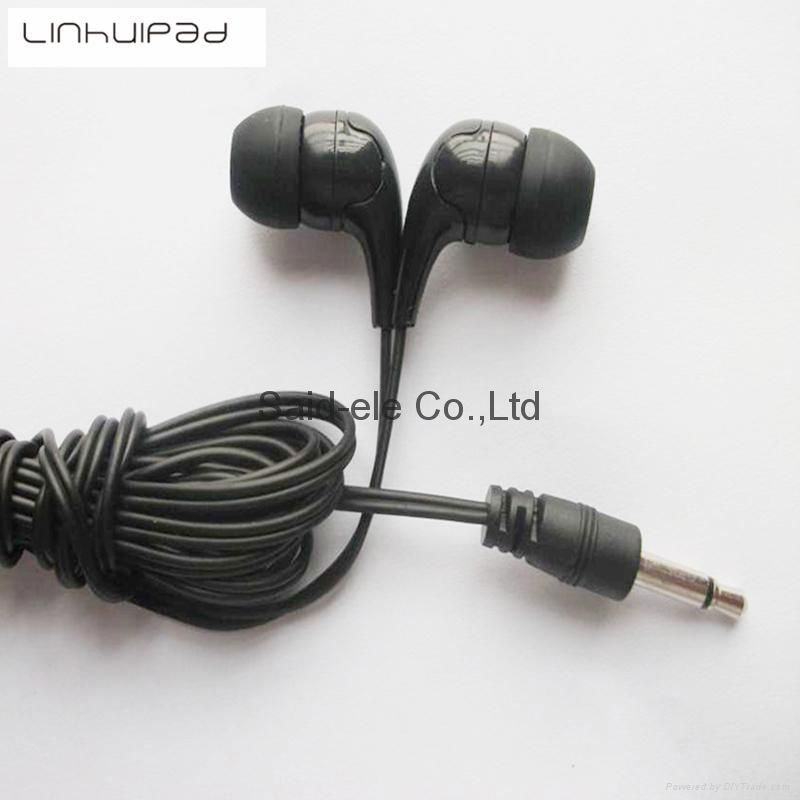 Disposable mono earbud 1.8m cord length for hospital 2